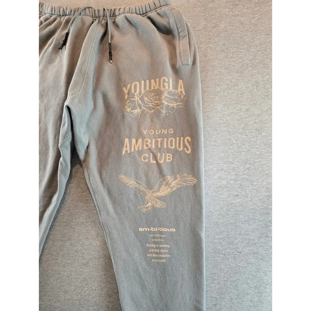 YoungLA Young Immortal Joggers Mens XL Grey Ambitious Club Sweatpant 233 YLA2853